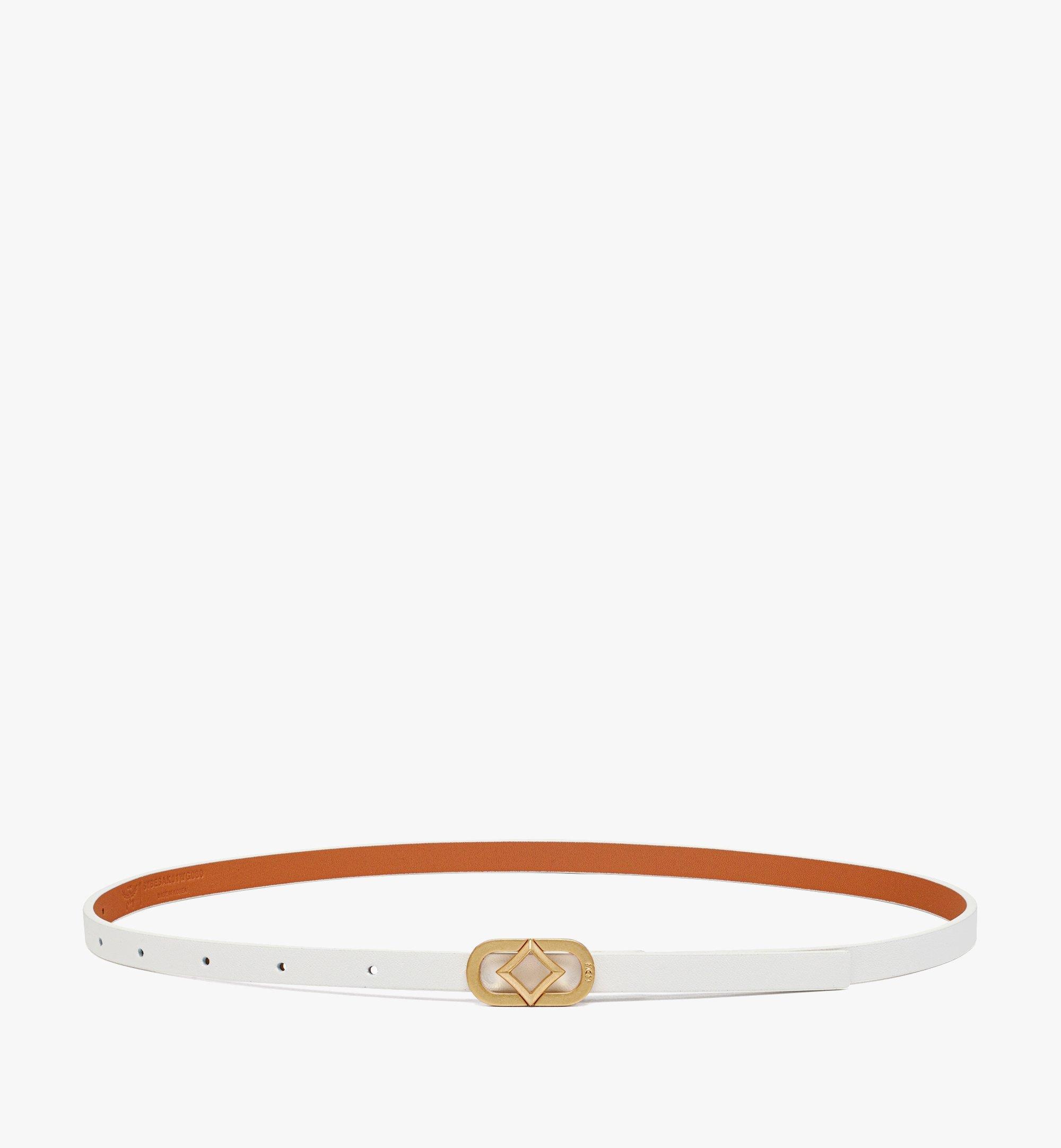 Diamond Buckle Belt in Spanish Calf Leather - 1