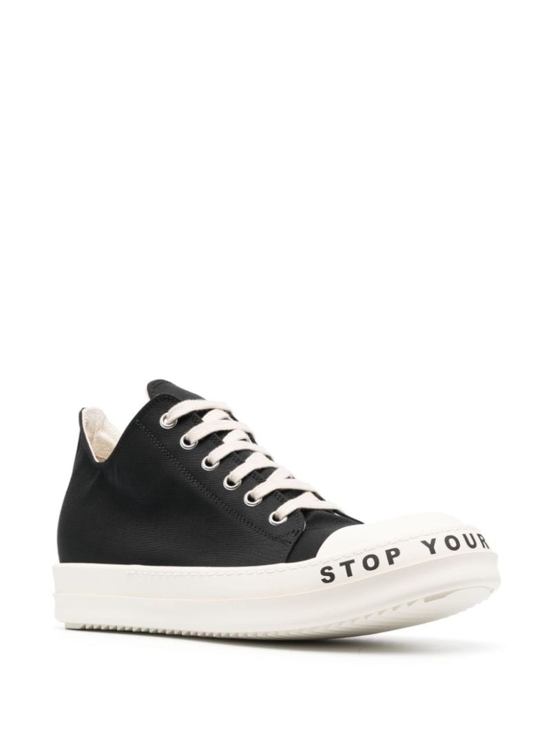 Rick Owens DRKSHDW round-toe sneakers outlook