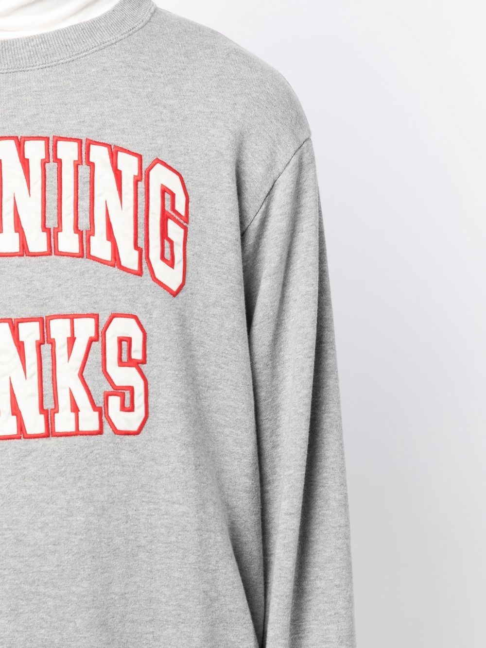 Running Monks logo-print sweatshirt - 6