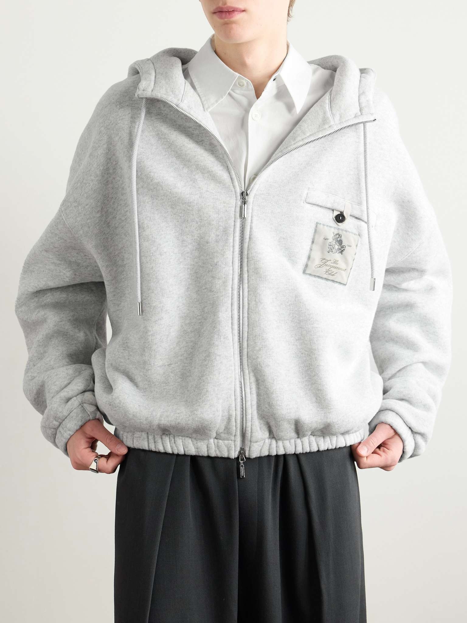 Torneo Logo-Detailed Cotton-Jersey Hoodie - 3