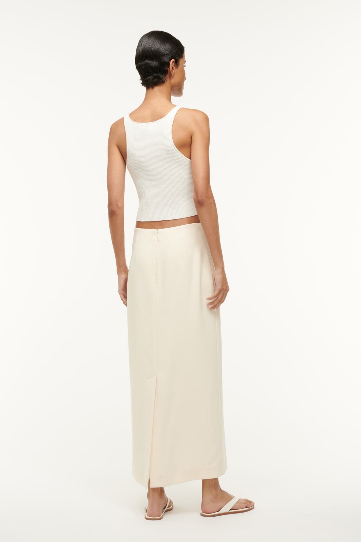 STAUD SMITH SKIRT ECRU - 4