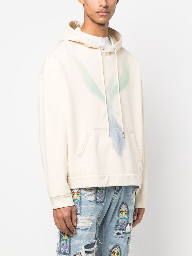 frontal graphic print hoodie 4