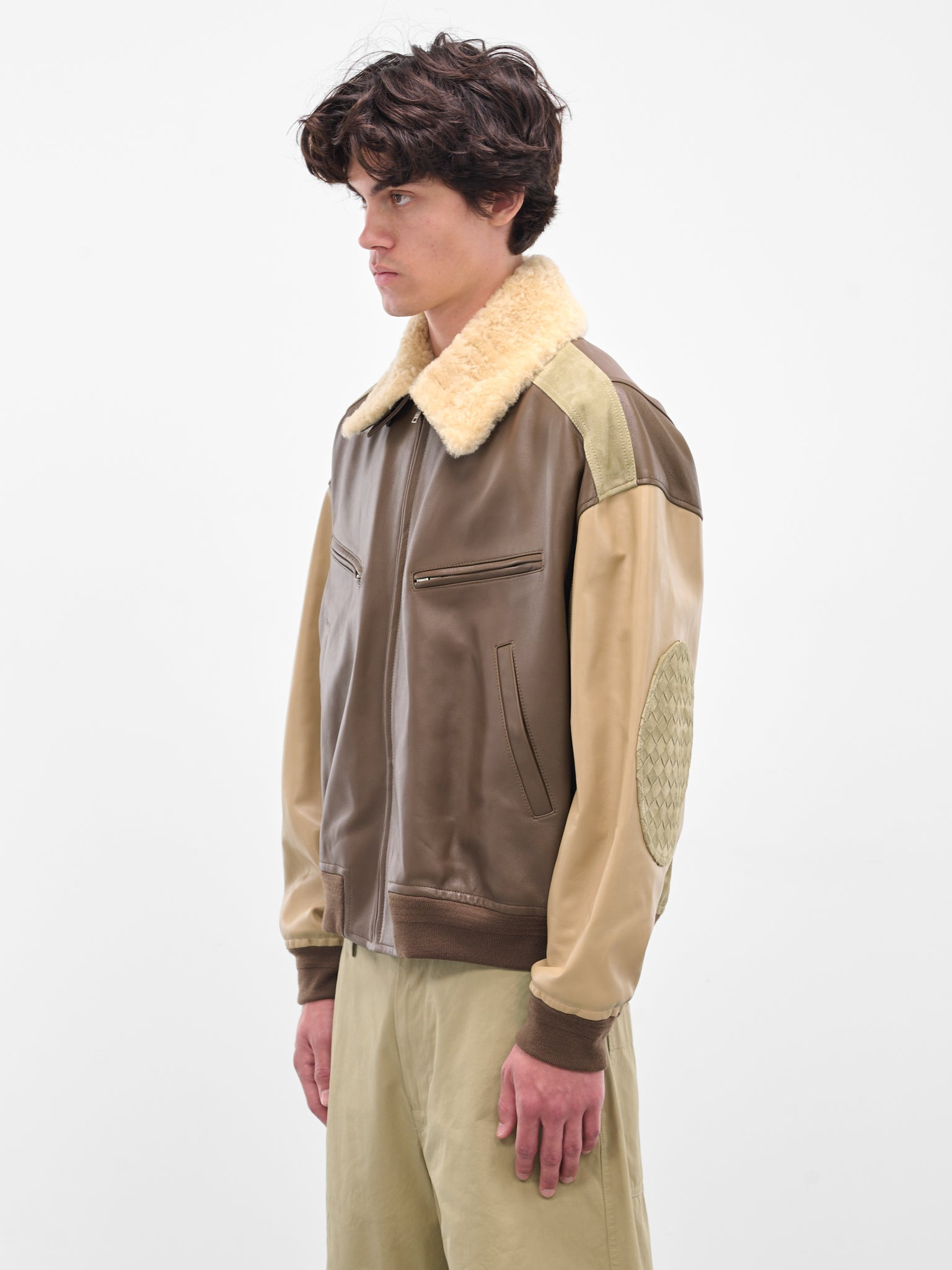 Brown Nappa Leather Blouson - 2