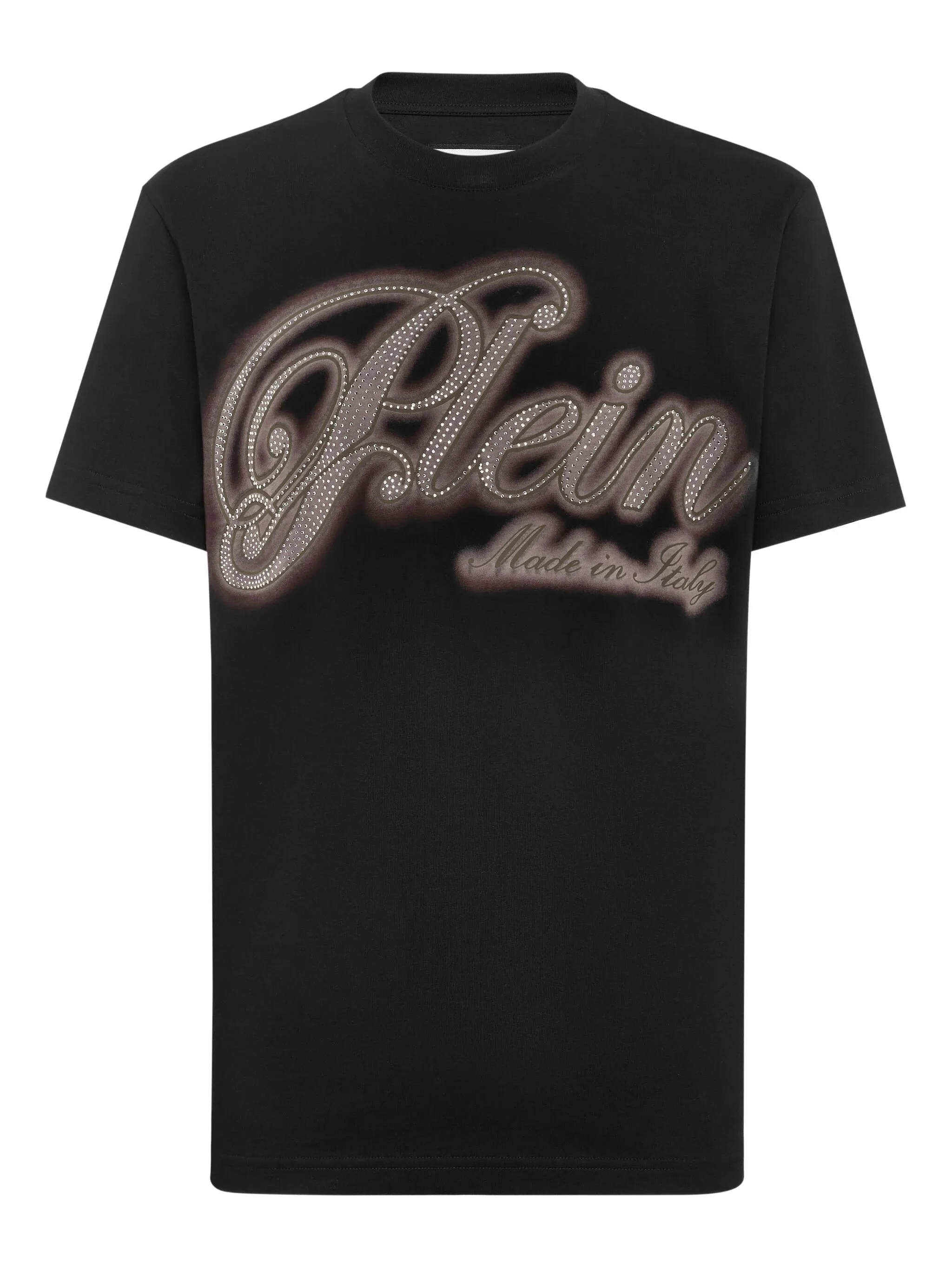 Philipp Plein Strass-embellished T-shirt - 1