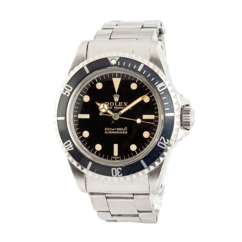 Vintage Rolex Submariner Ref 5513 Gilt Underline - 2