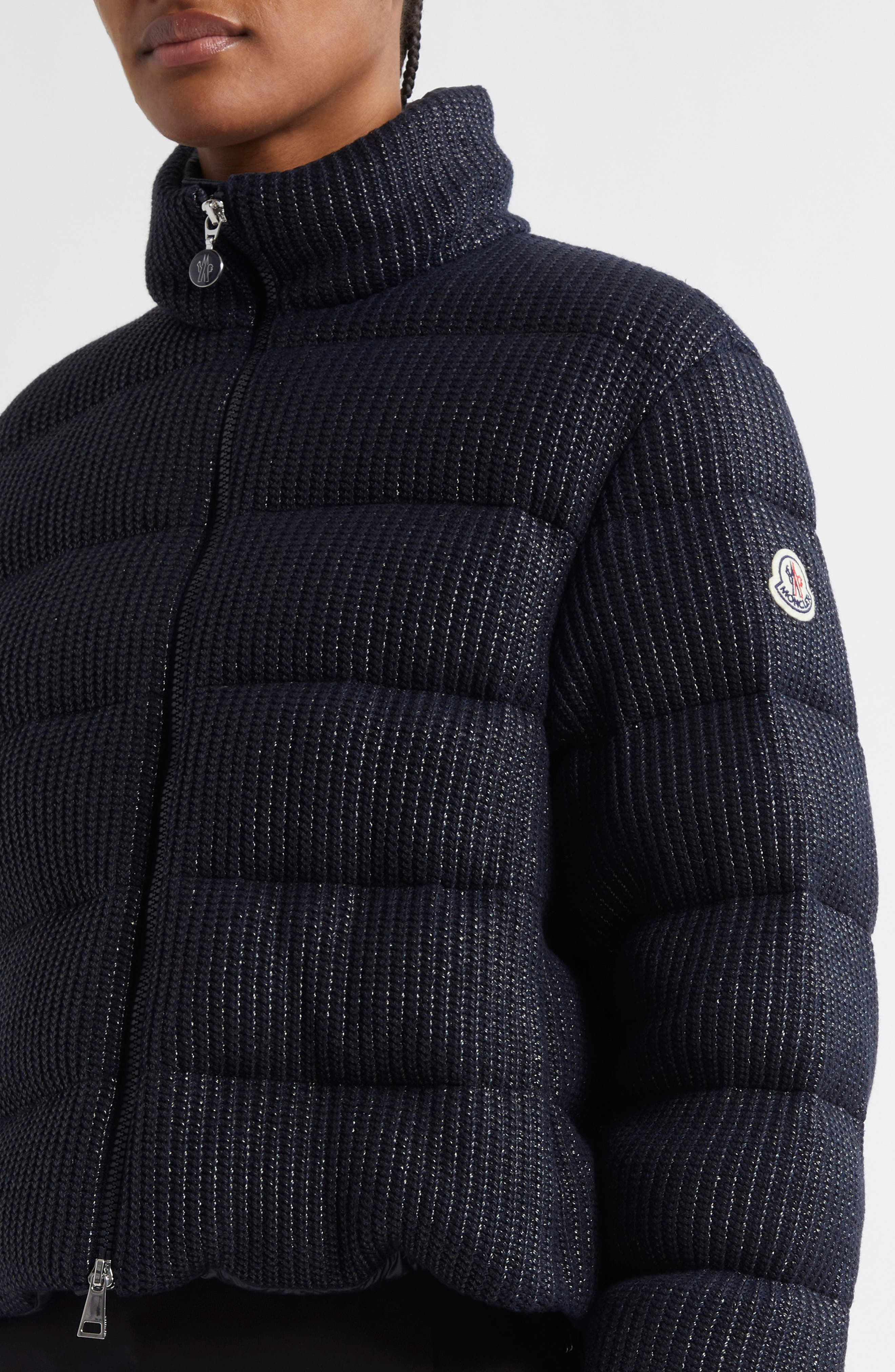 Moncler Thoiry Down Puffer Jacket in Navy Blue at Nordstrom - 5
