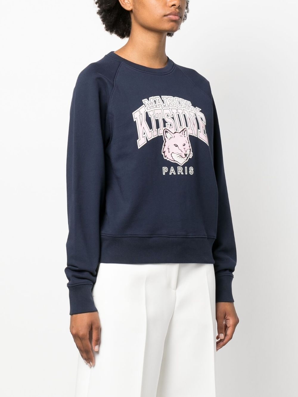 graphic-print cotton sweatshirt - 3