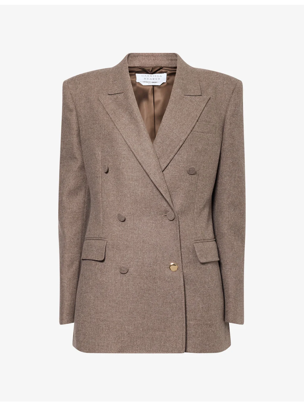 Gavin Double-Breasted Wool-Blend Blazer - 1