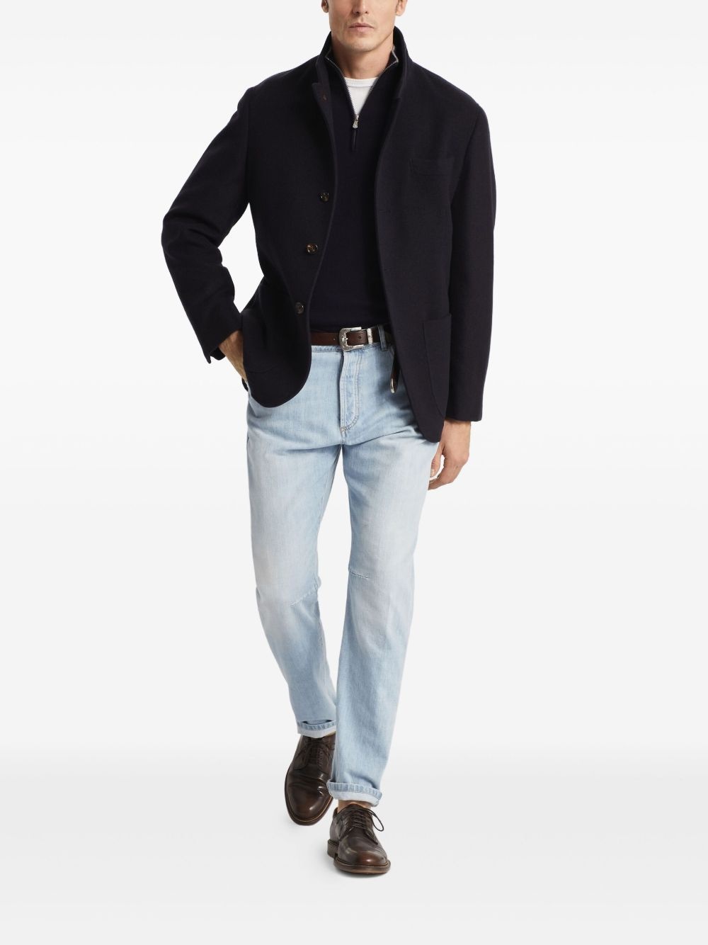 cashmere blazer - 2