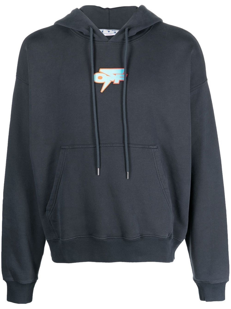 Degradé Thund cotton hoodie - 1