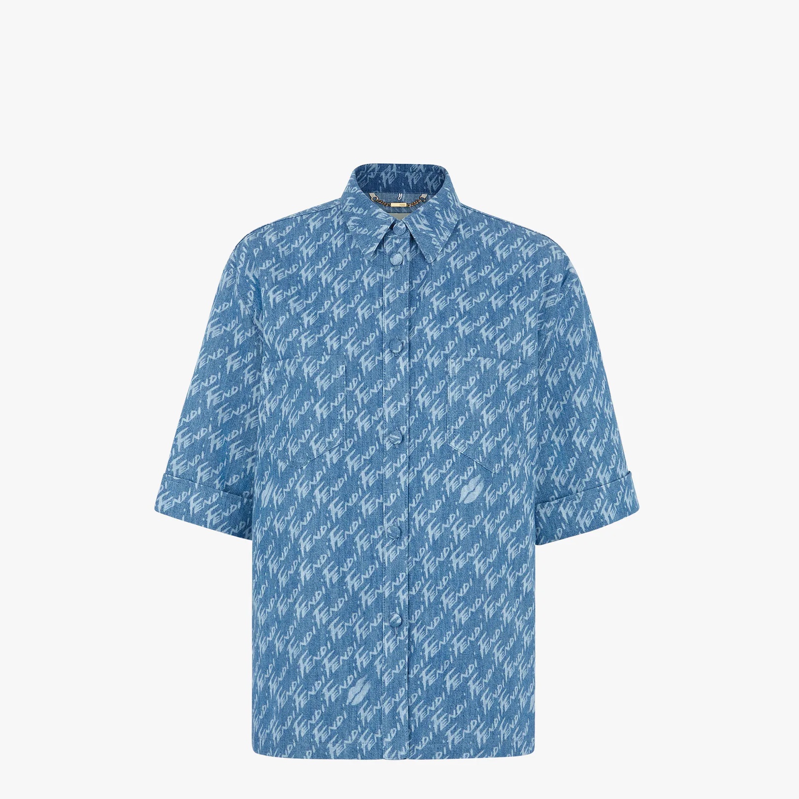 Light blue chambray shirt - 1