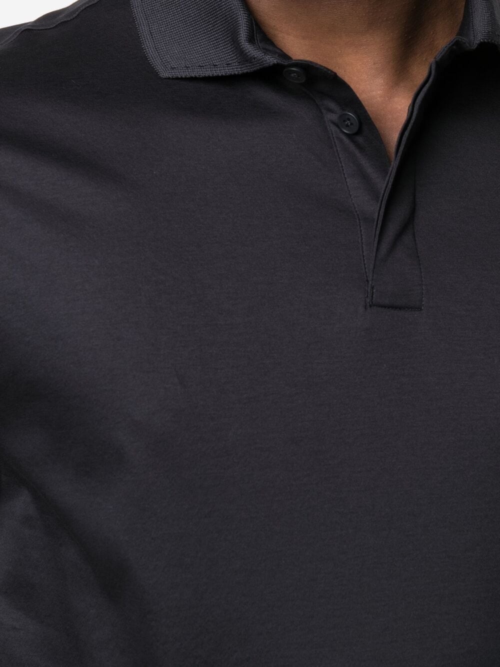 short-sleeved cotton polo shirt - 5