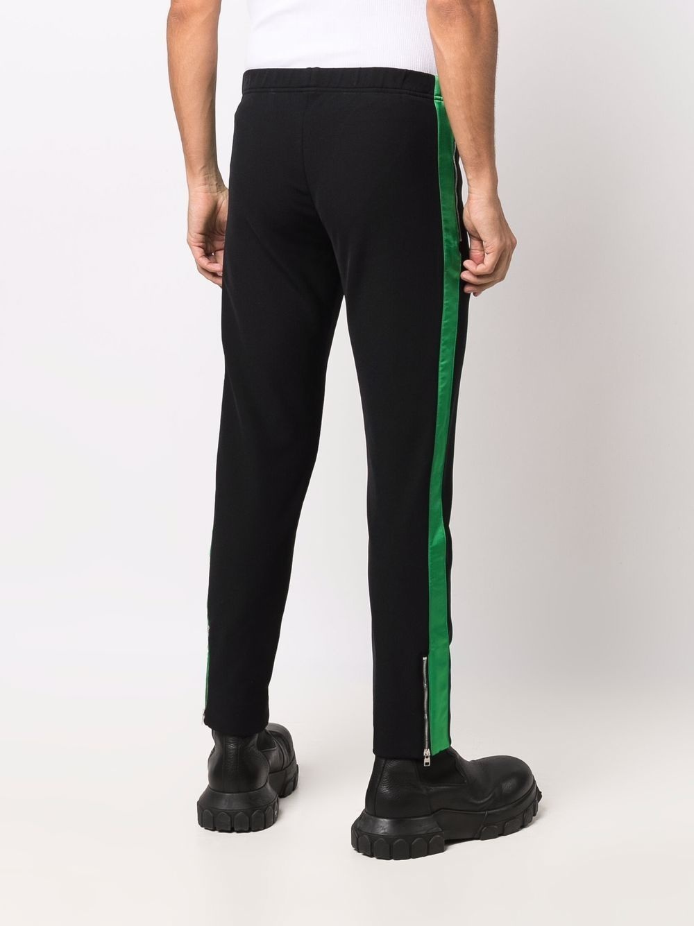 skull-patch slim-fit track pants - 4