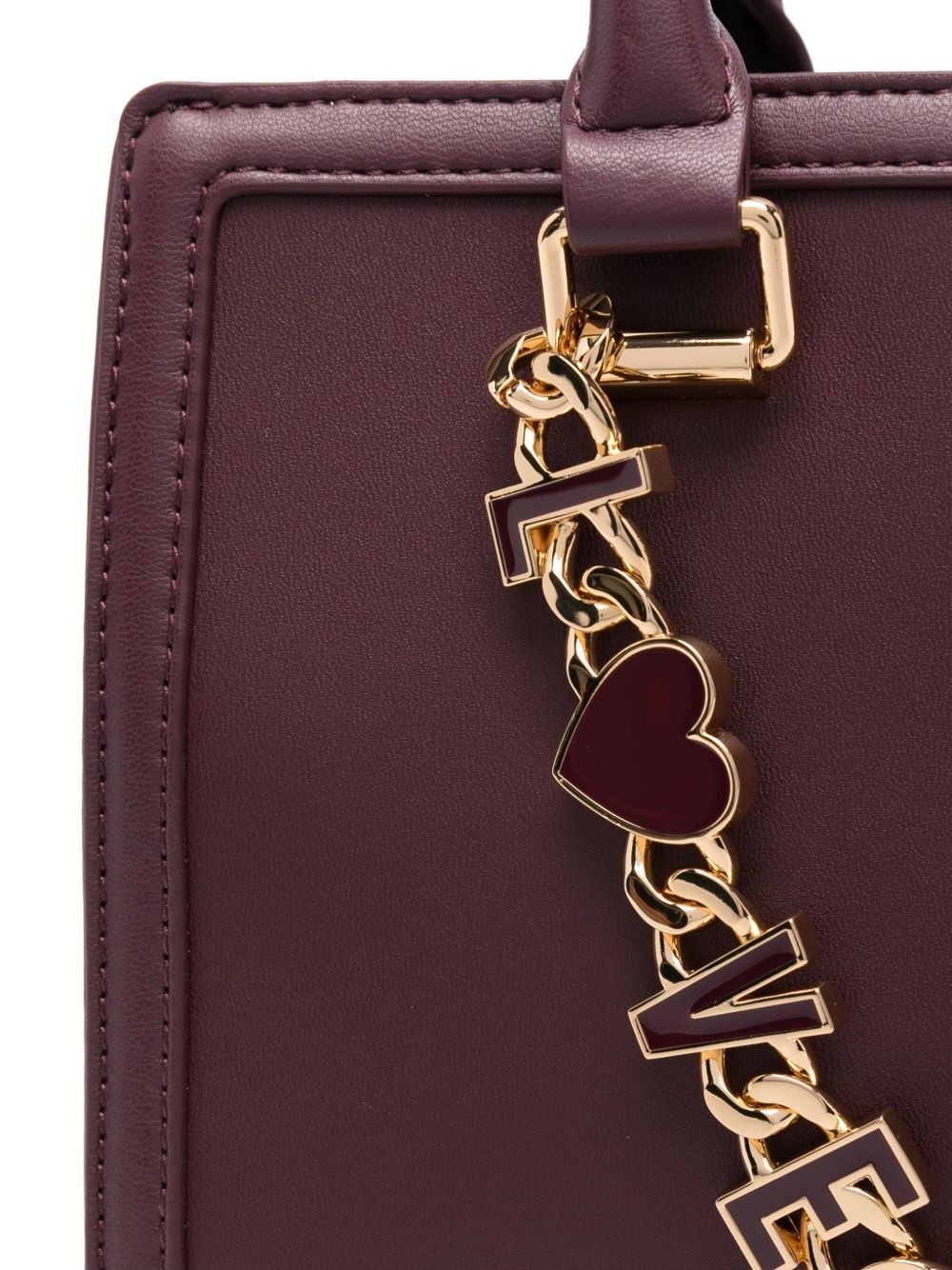 chain-embellished tote bag - 4
