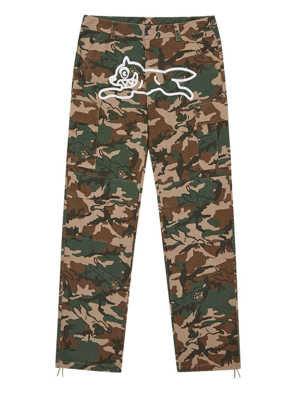 CAMOUFLAGE LOGO TROUSERS - 1