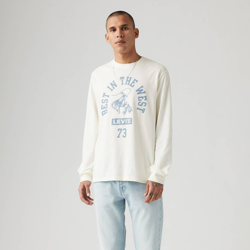 RELAXED FIT LONG SLEEVE GRAPHIC T-SHIRT 2