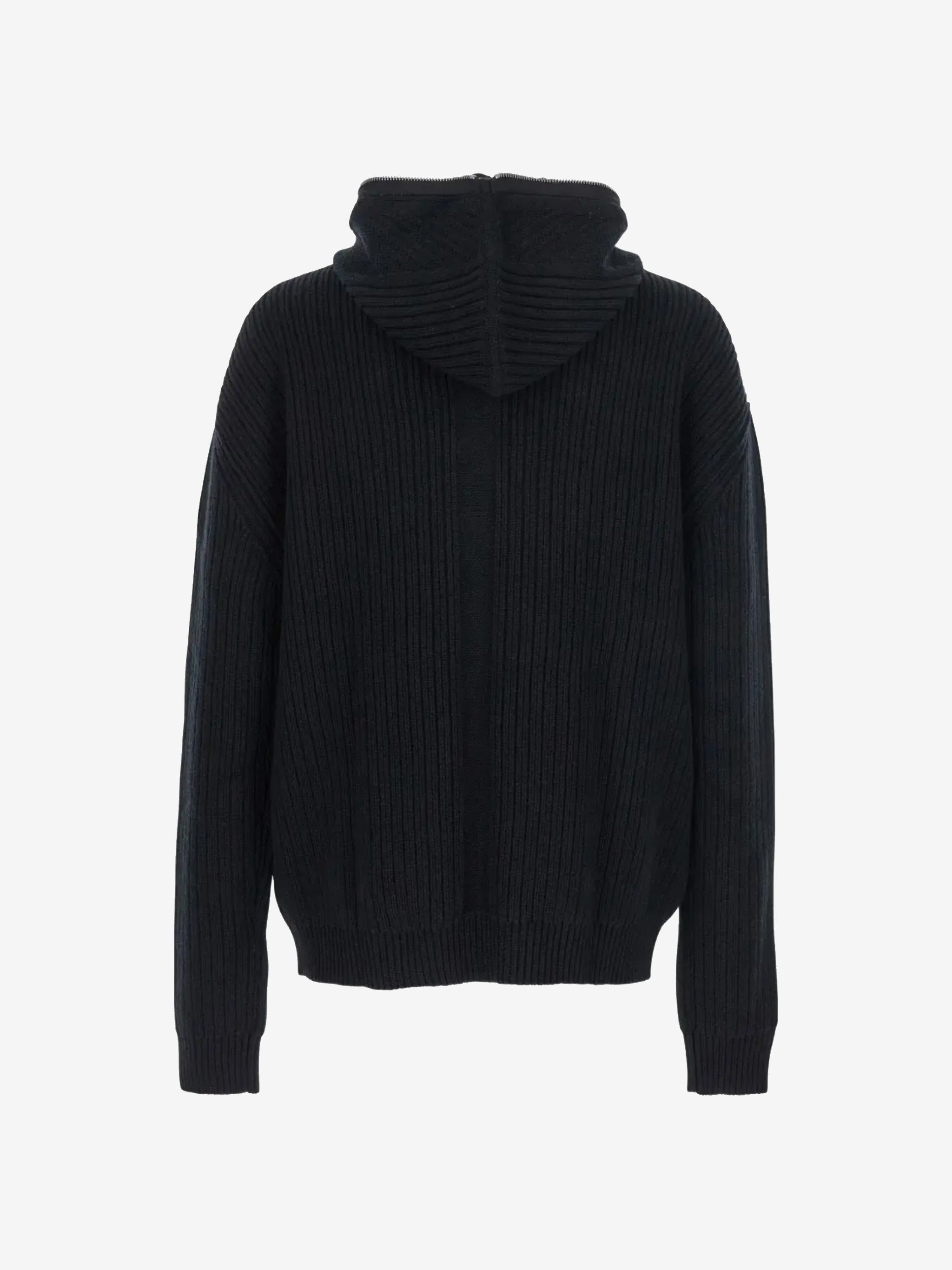 RICK OWENS - Men Heavy Wool Zipped Hoodie - 2