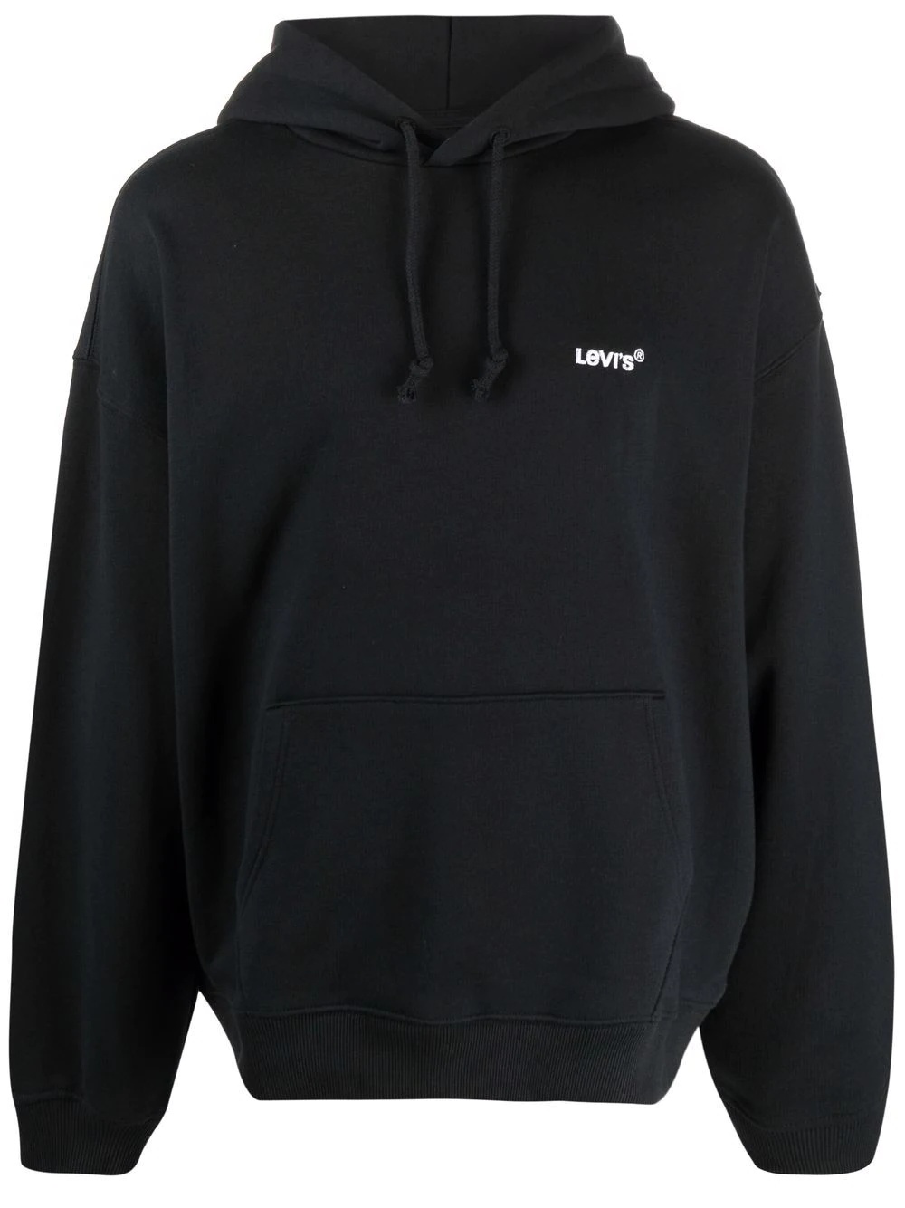 logo-printed hoodie - 1