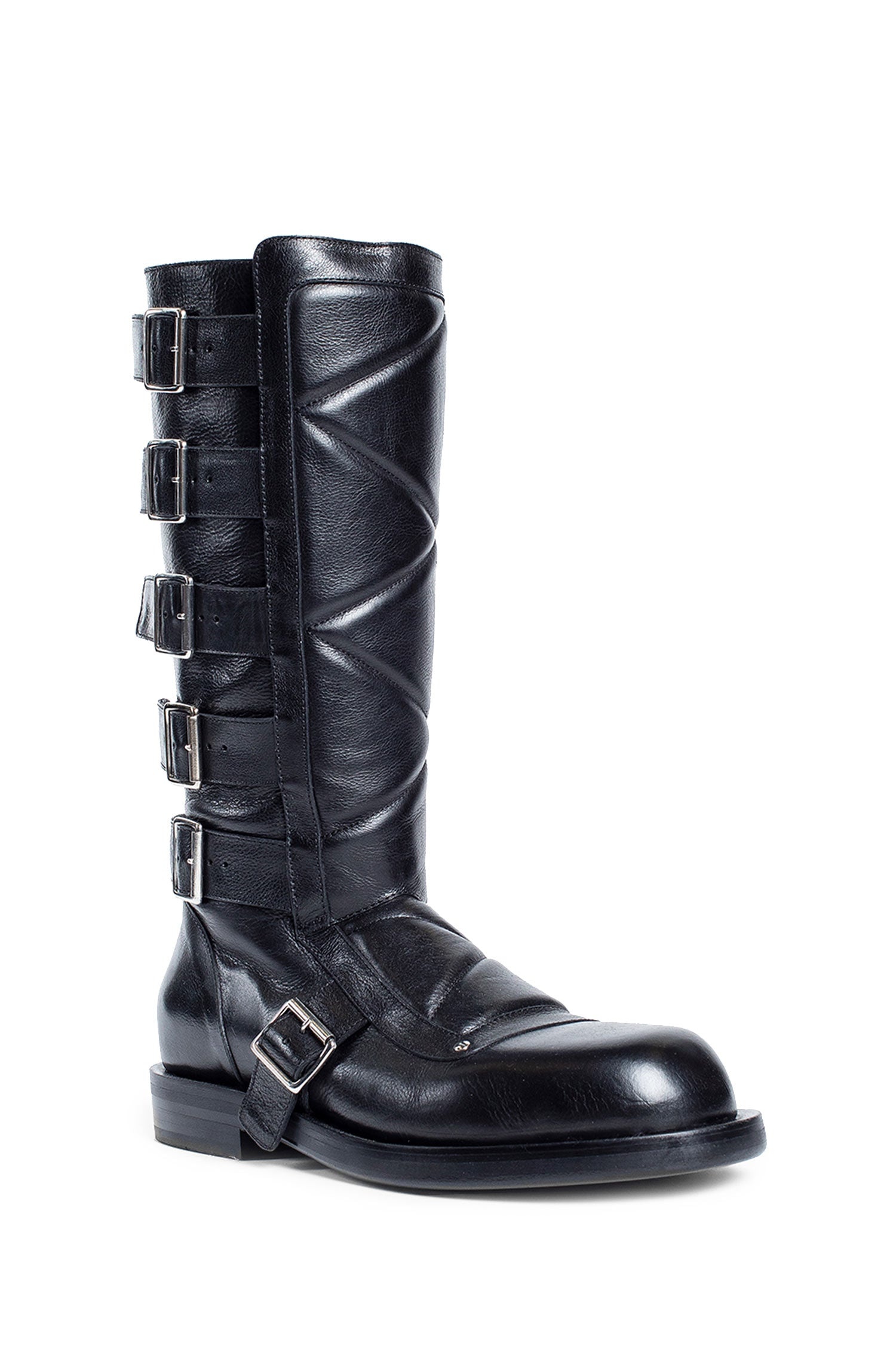 Jace-Biker-Boots-In-Grained-Shiny-Calfskin - 2