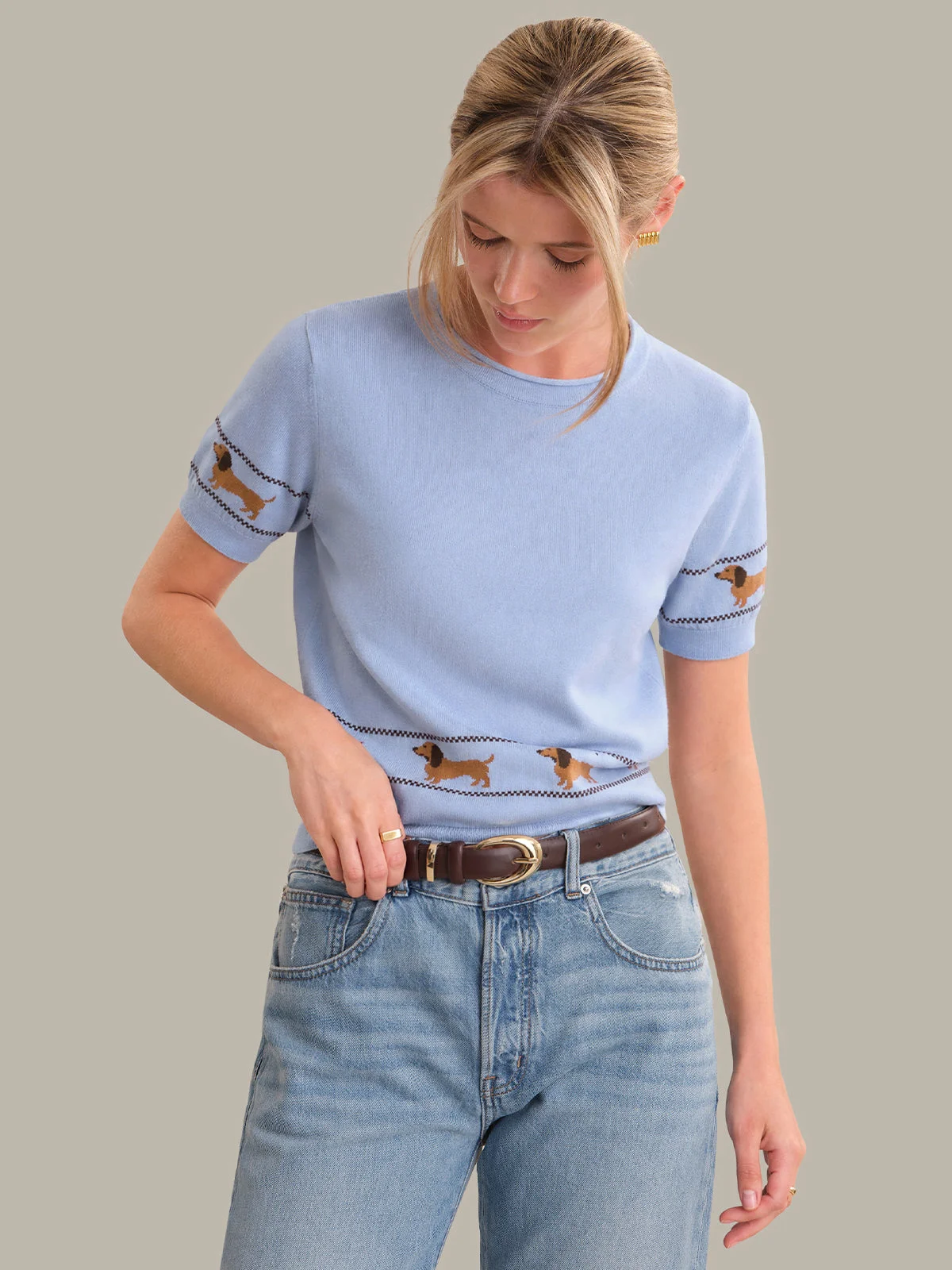 Harmony: Dachshund Cotton Pullover - 1