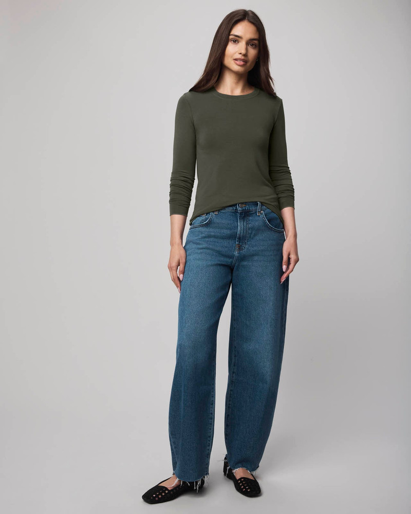 Splendid Bamboo Blend Long Sleeve Tee outlook