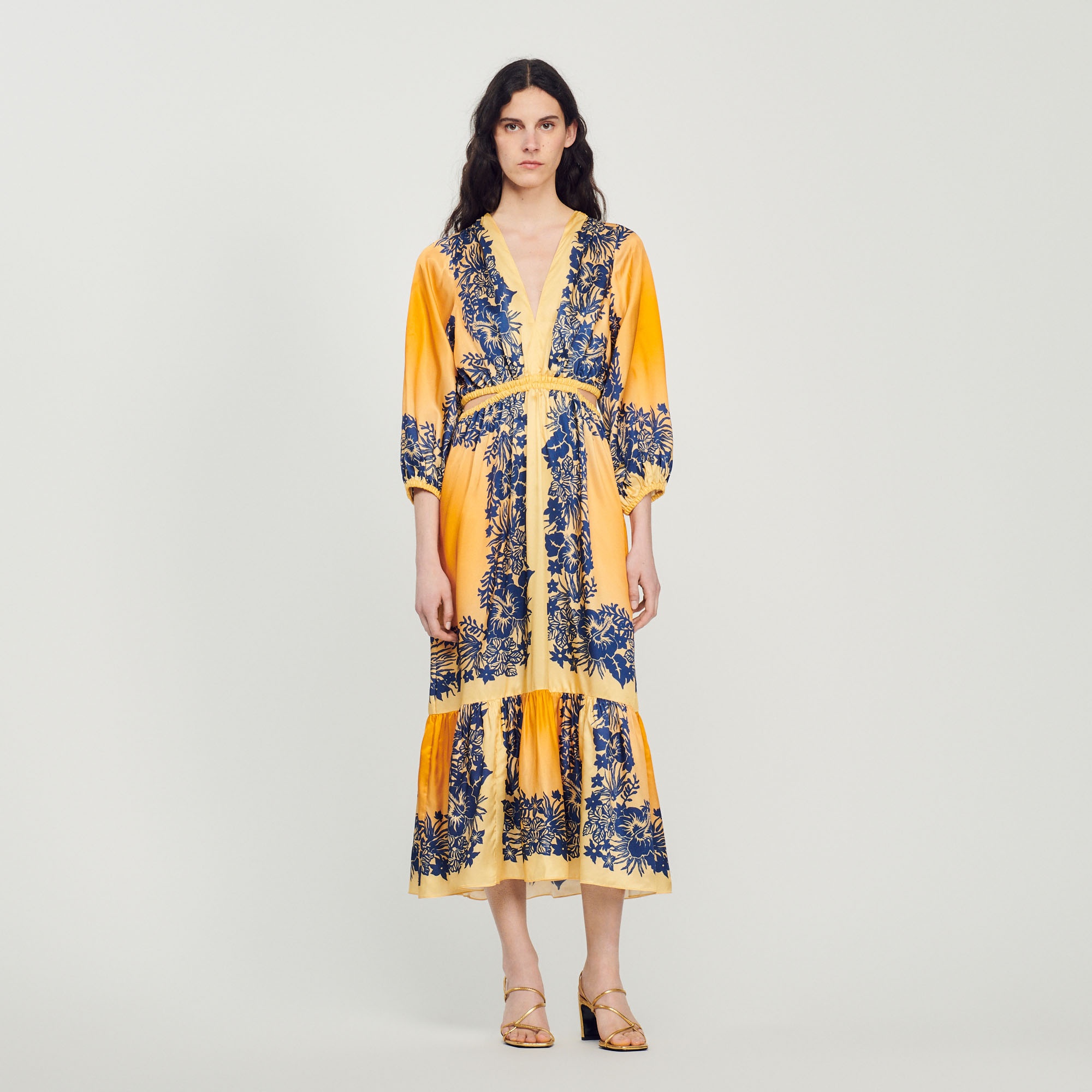 Long Hawaii print dress - 3