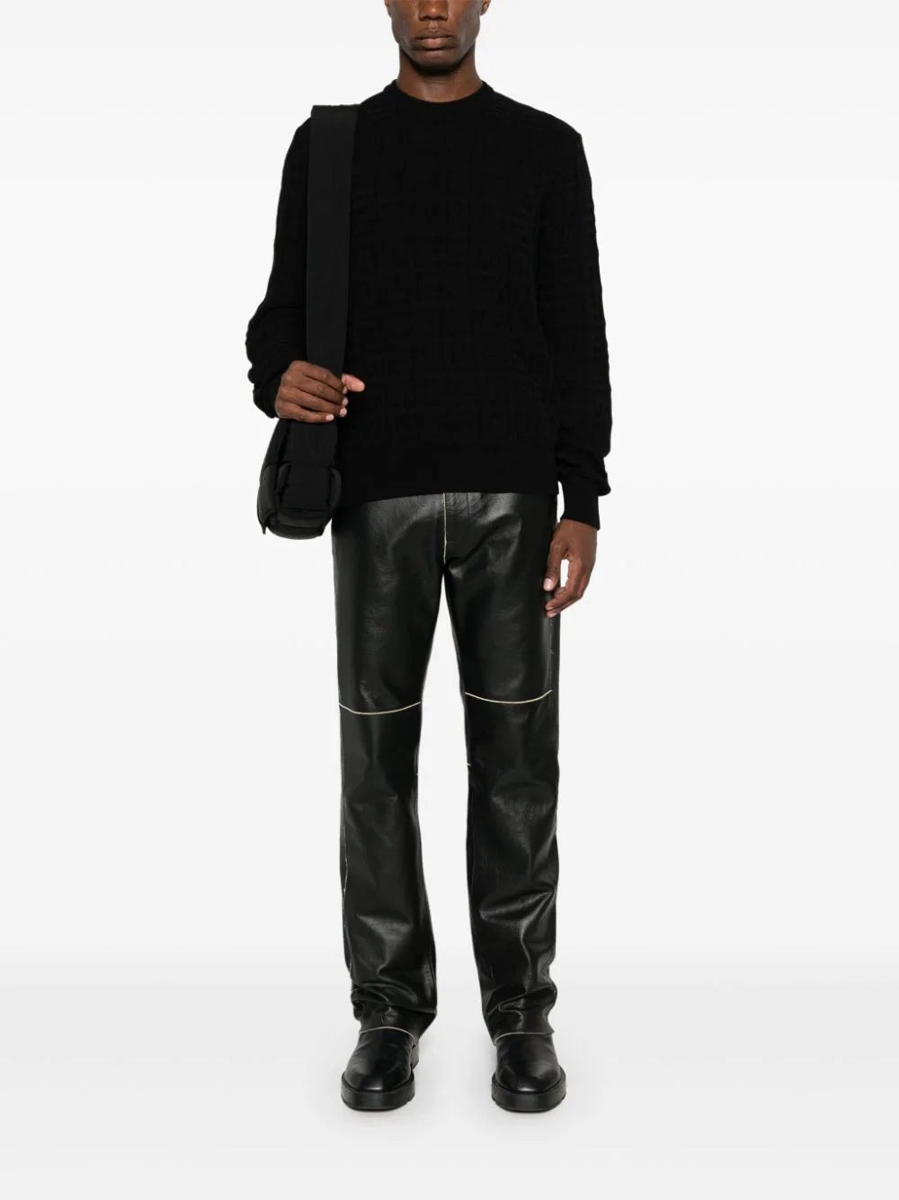 4G JACQUARD COTTON JUMPER - 2