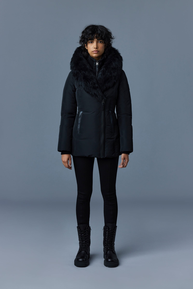 MACKAGE ADALI Down coat with sheepskin Signature Mackage Collar outlook
