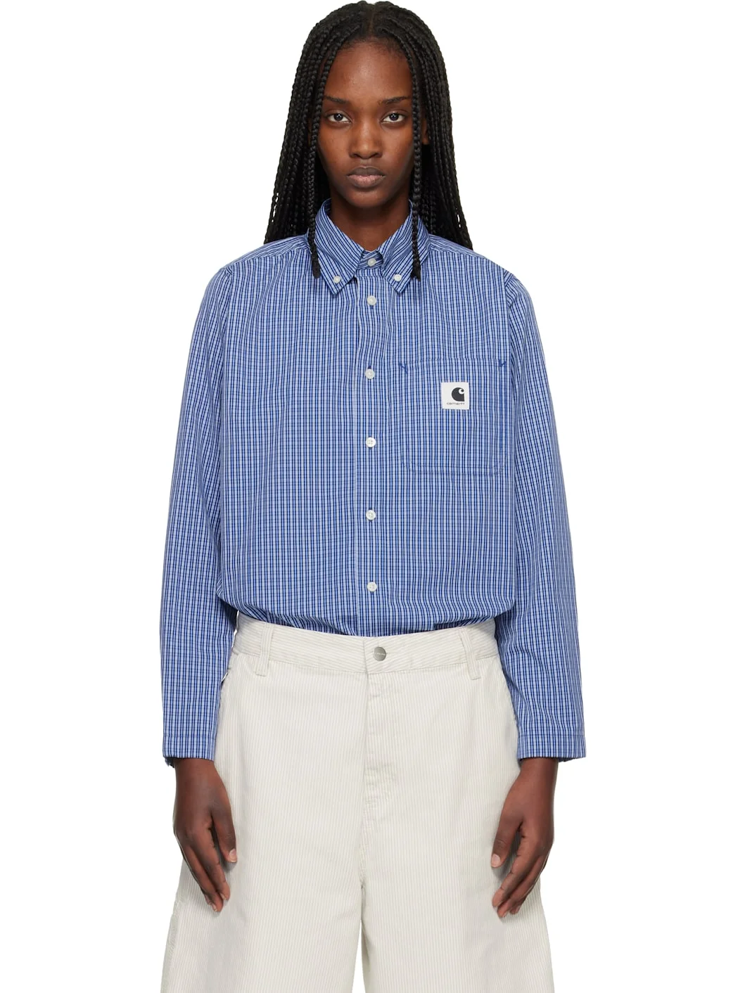 Navy L/S Groff Shirt - 1