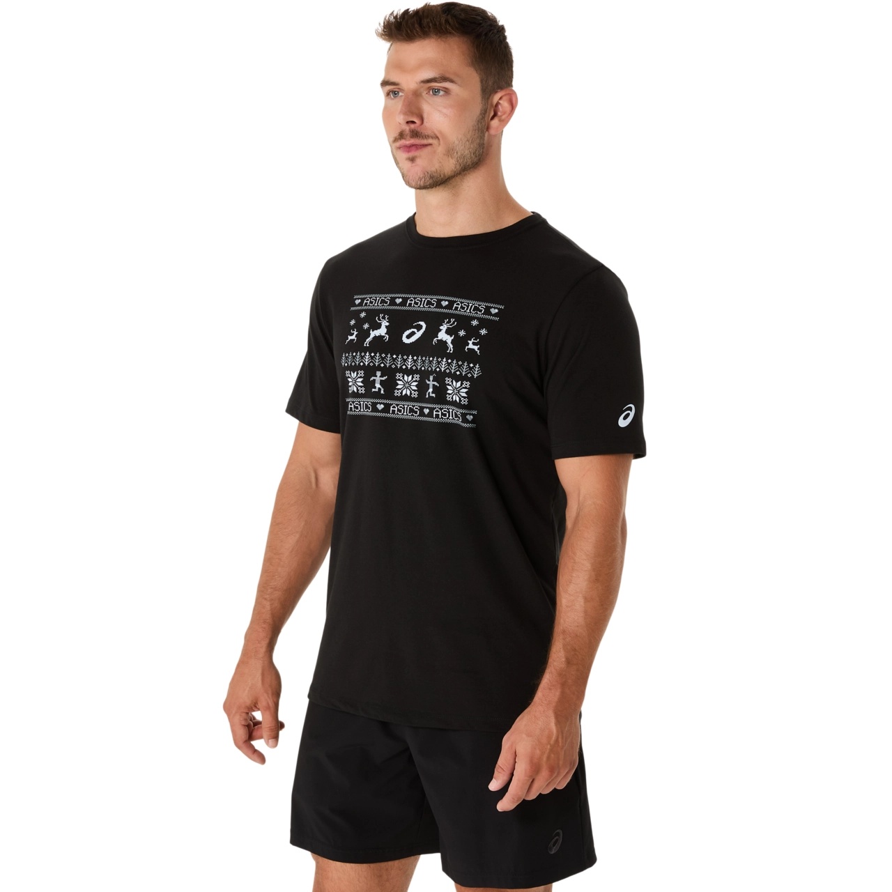 UNISEX ASICS HOLIDAY SHORT SLEEVE TEE - 3