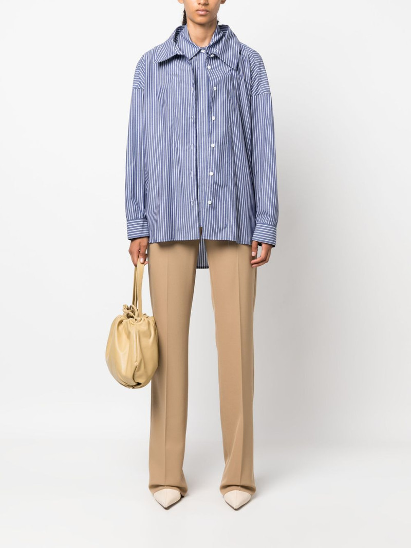 Max Mara high-waisted pressed-crease trousers outlook