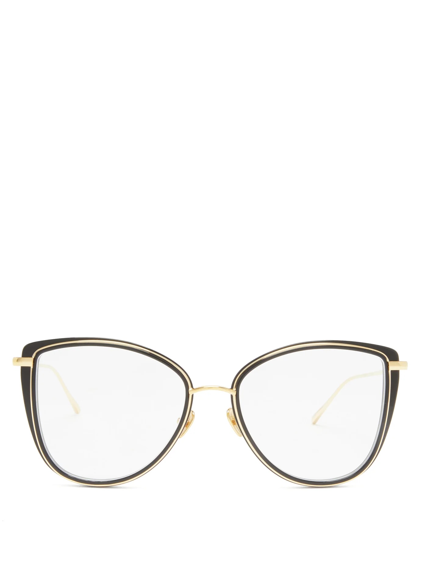 Liza butterfly-frame acetate glasses - 1