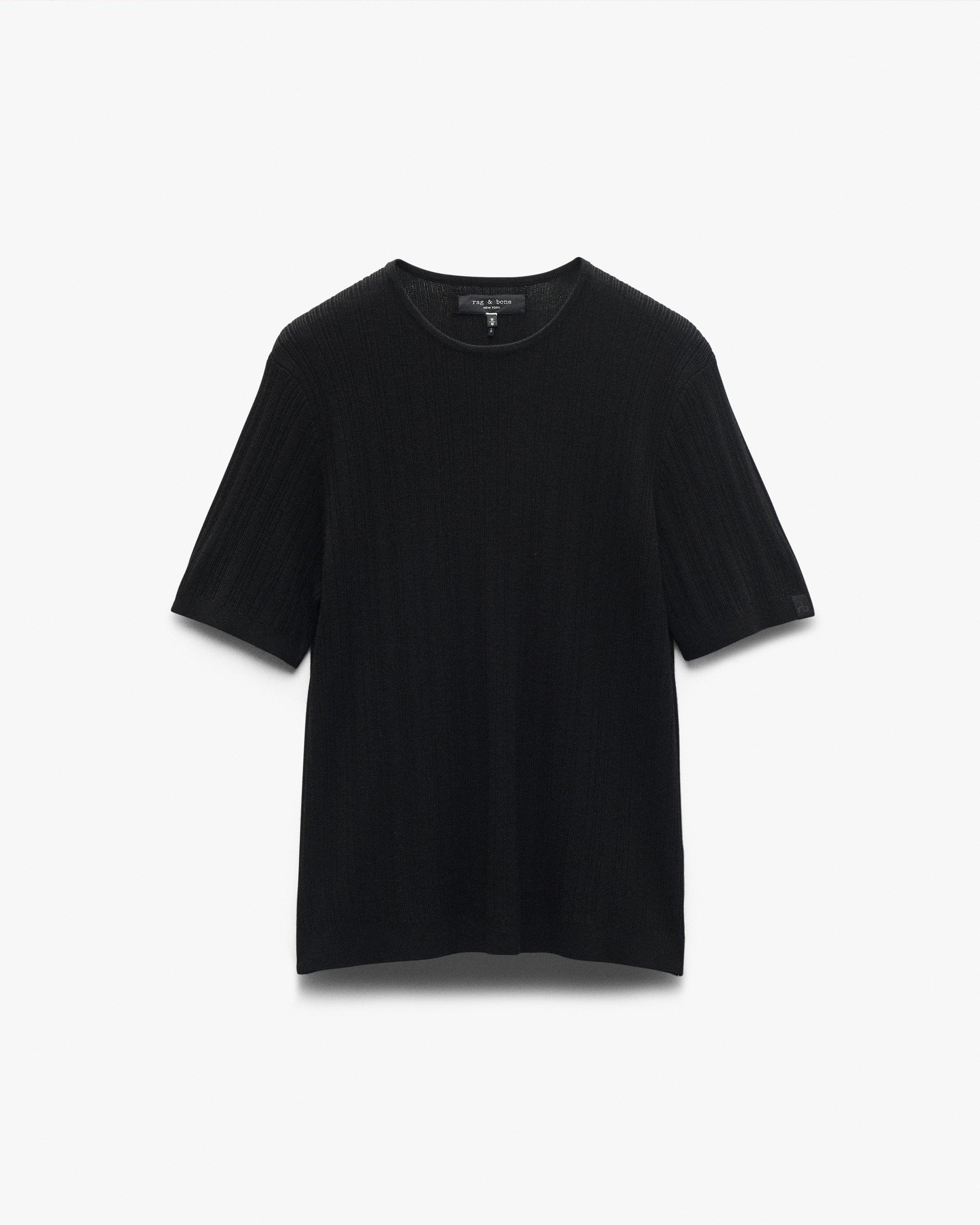 Crawford Wool-Cashmere Sweater Tee - 2