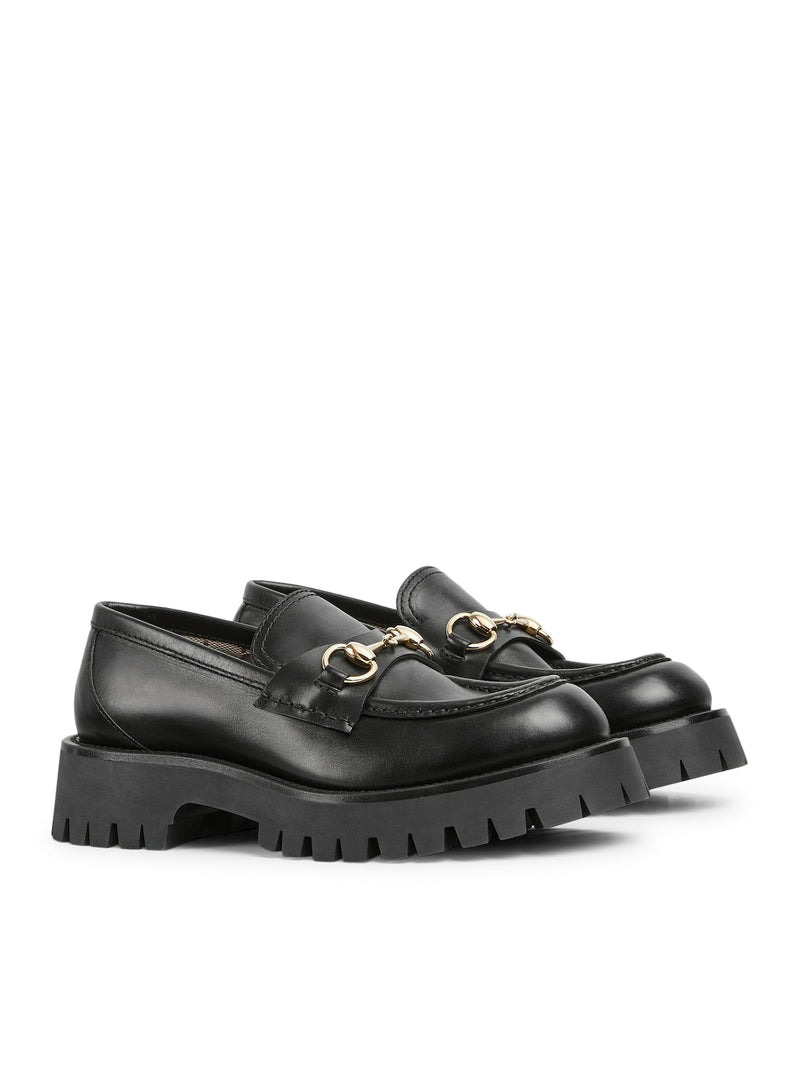 Gucci Women Women`S Lug Sole Loafer With Horsebit - 3