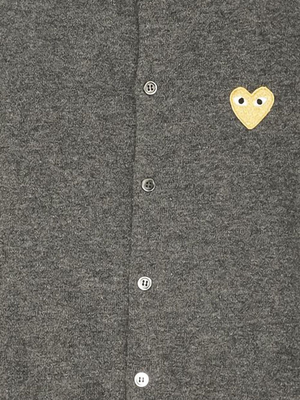 heart-logo cardigan - 2