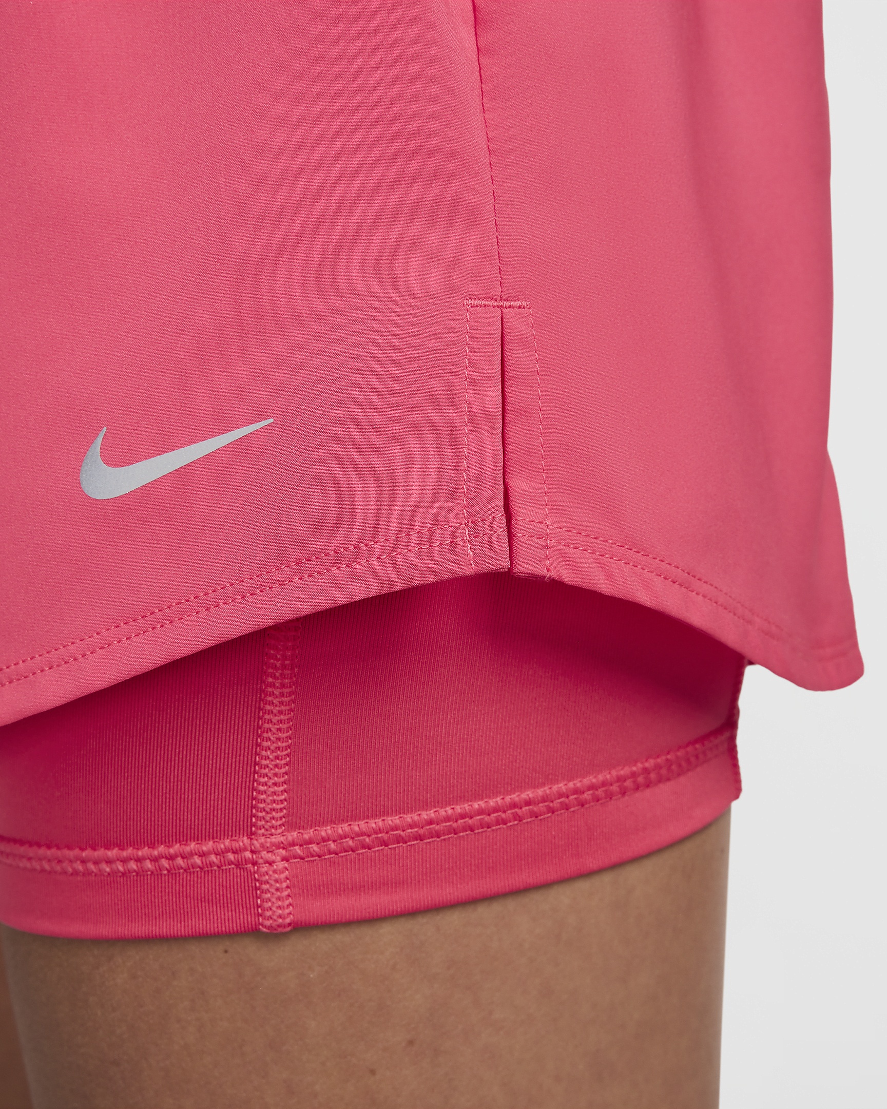 Nike One Women's Dri-FIT High-Waisted 3" 2-in-1 Shorts - 4