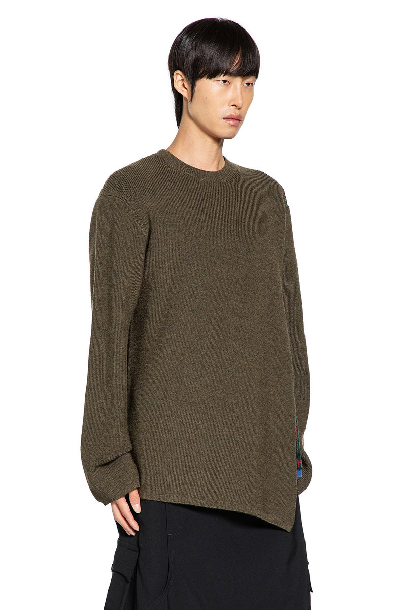 Comme des Garçons Homme Plus Asymmetric Paneled Sweater outlook