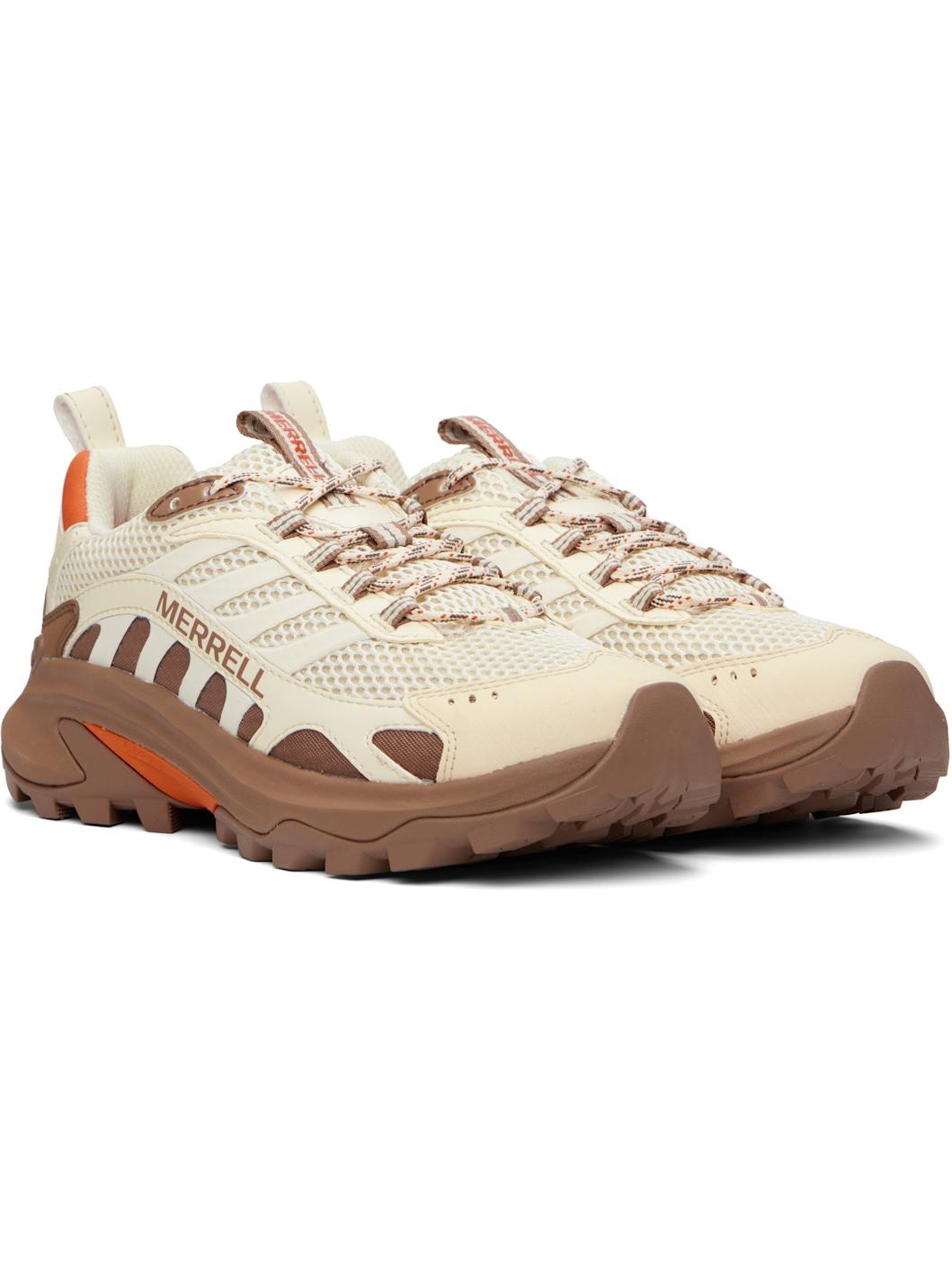 Off-White & Brown Moab Speed 2 Vent 2K Sneakers - 4