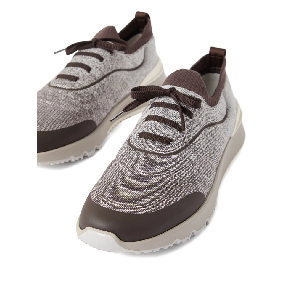 Brunello Cucinelli Brown Trainers - Slip-Ons Men - 3