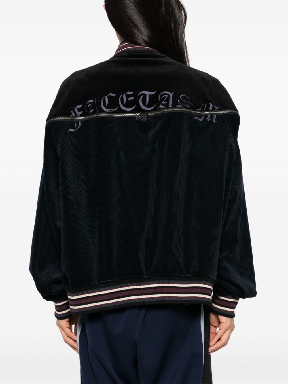 corduroy zipper jacket - 4