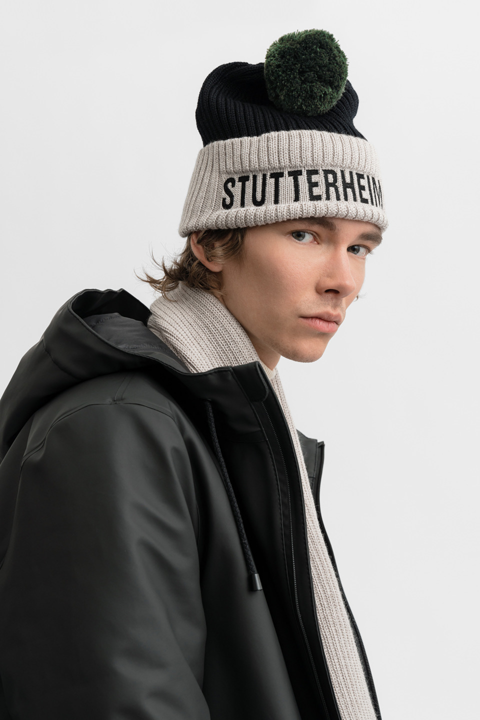 April Beanie Light Sand/Black - 4
