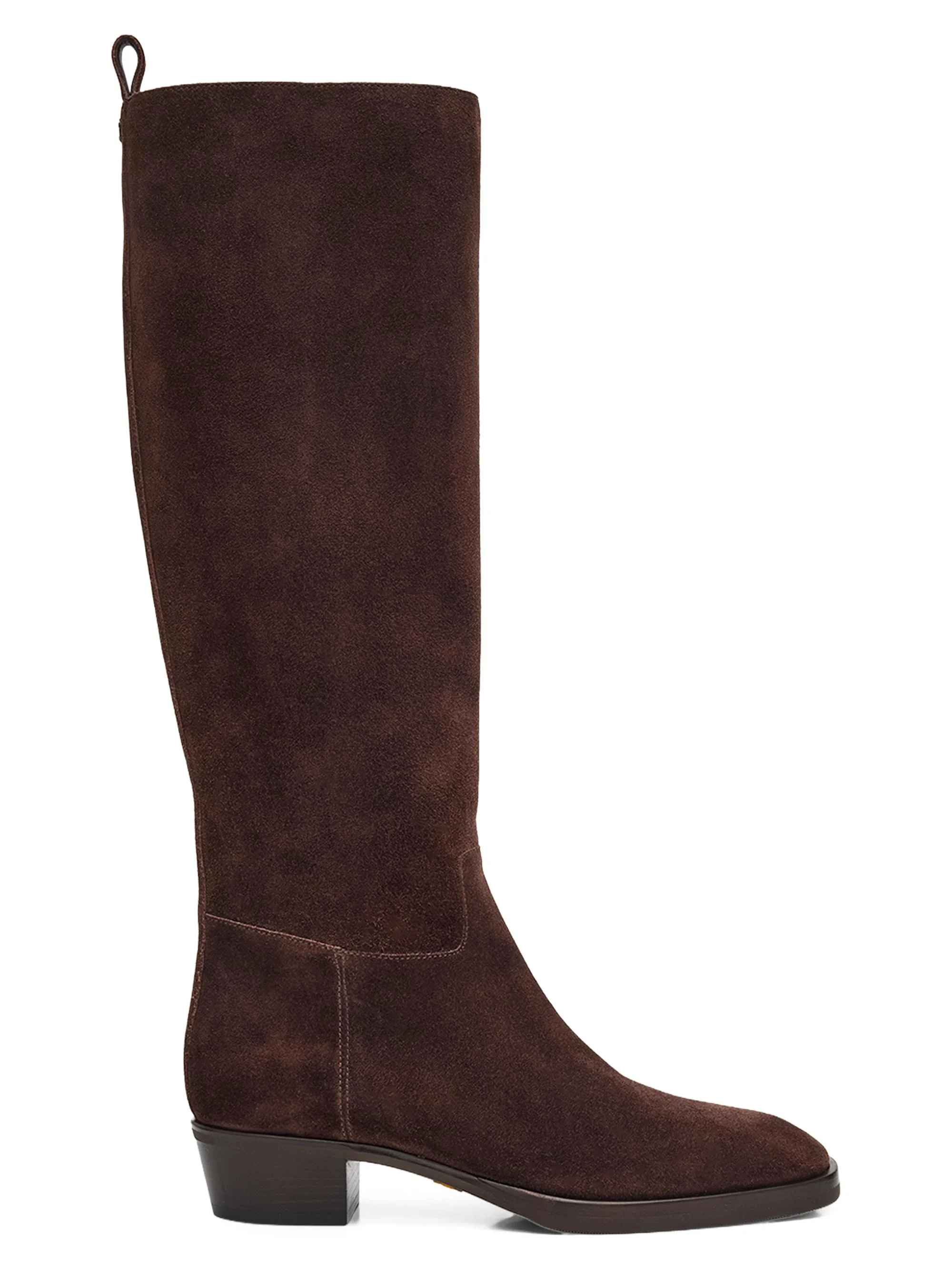 Women's Mave 45MM Suede Knee-High Boots - Chocolate - 1