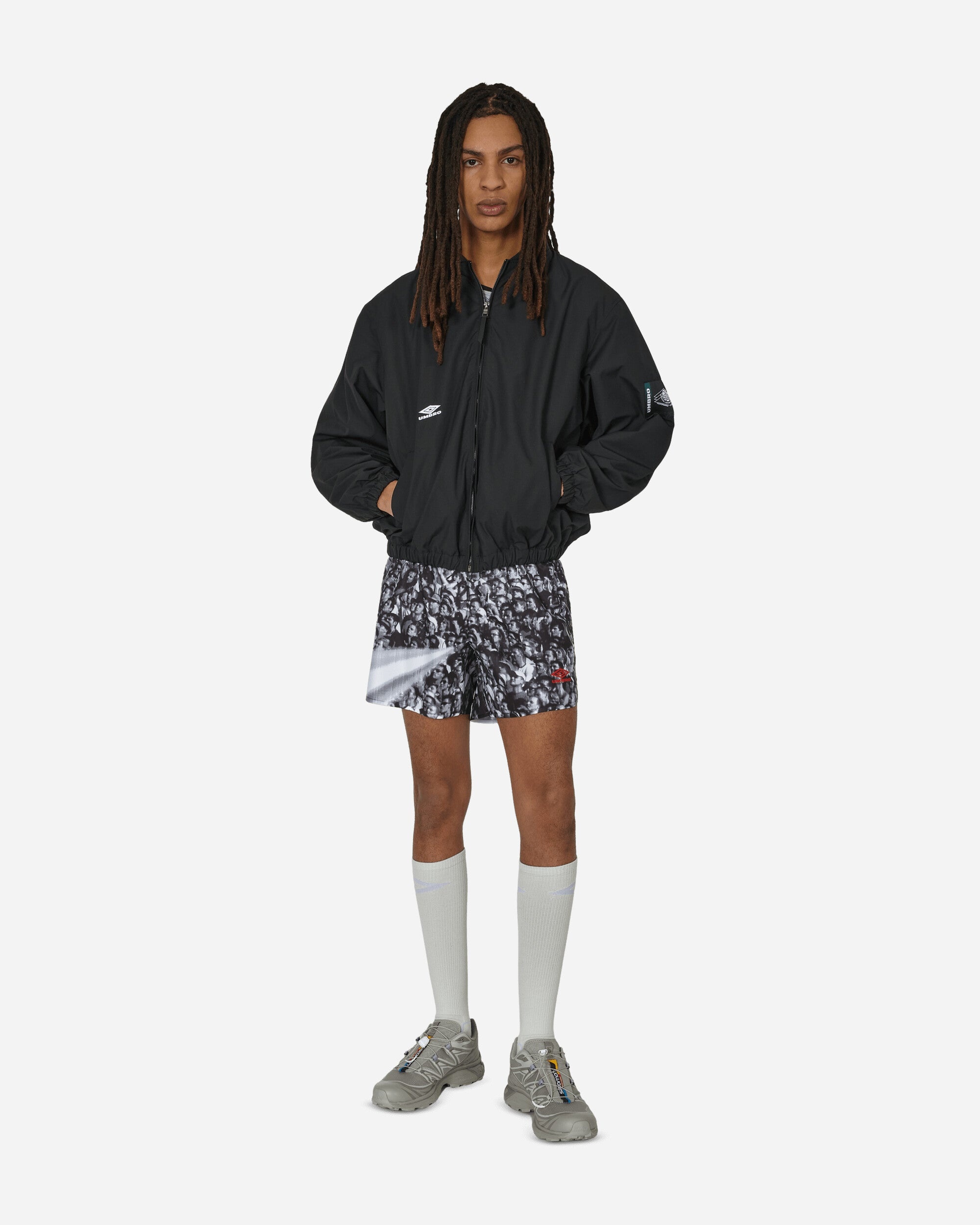 Printed Shorts White / Black - 4