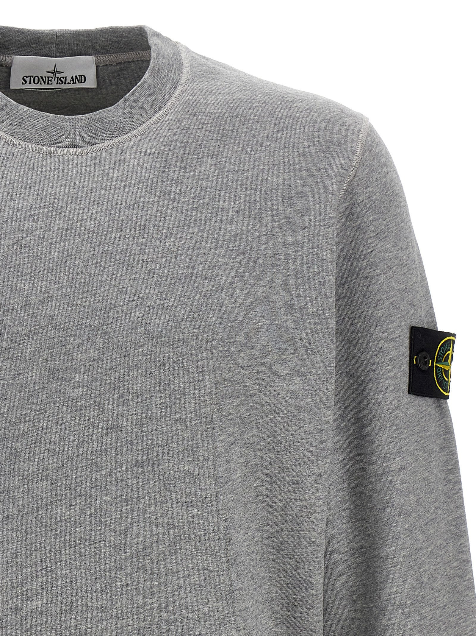 Logo Badge Sweatshirt Gray - 3