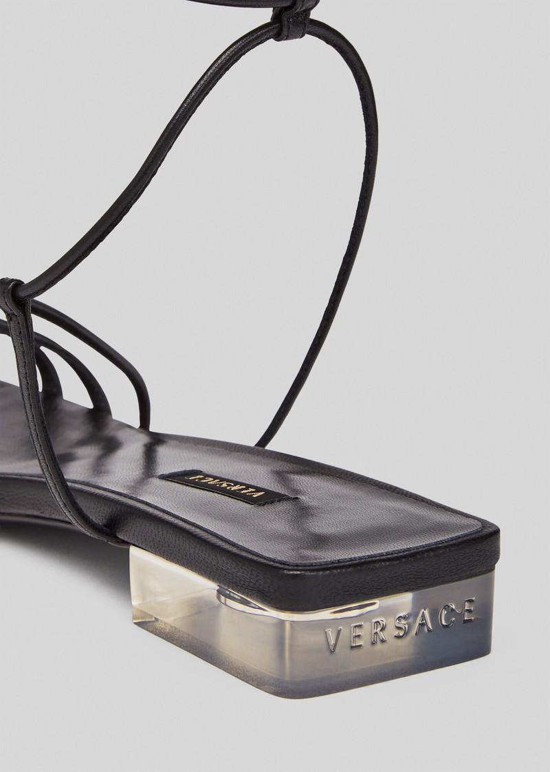 Medusa Plexi Flat Sandals 4