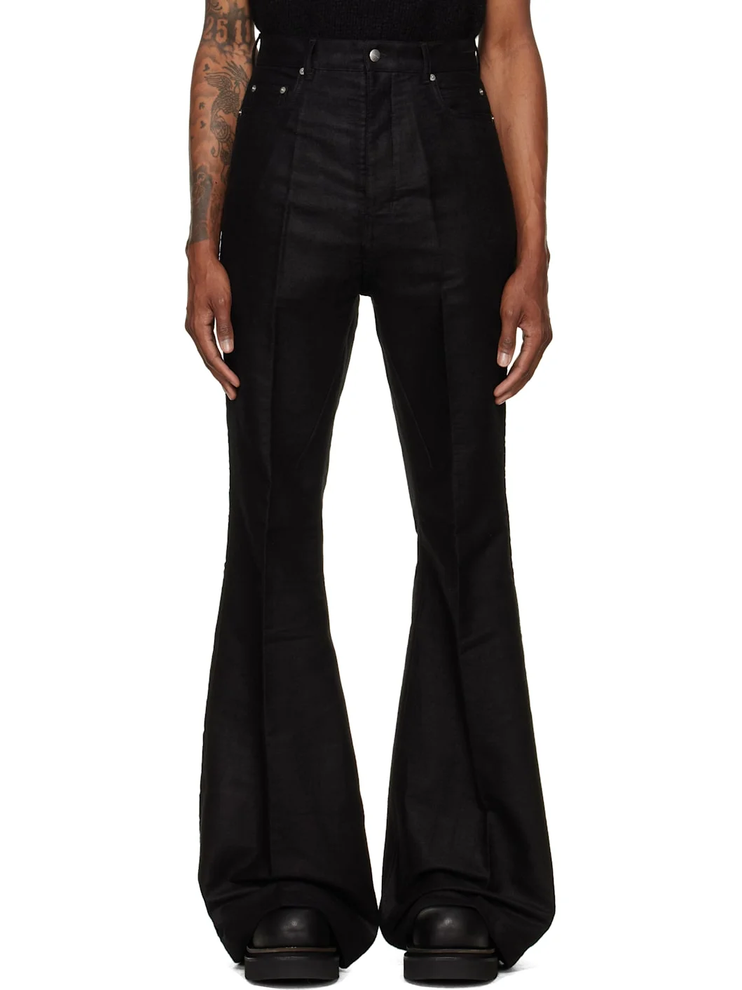 Black Tower Bolan Bootcut Trousers - 1