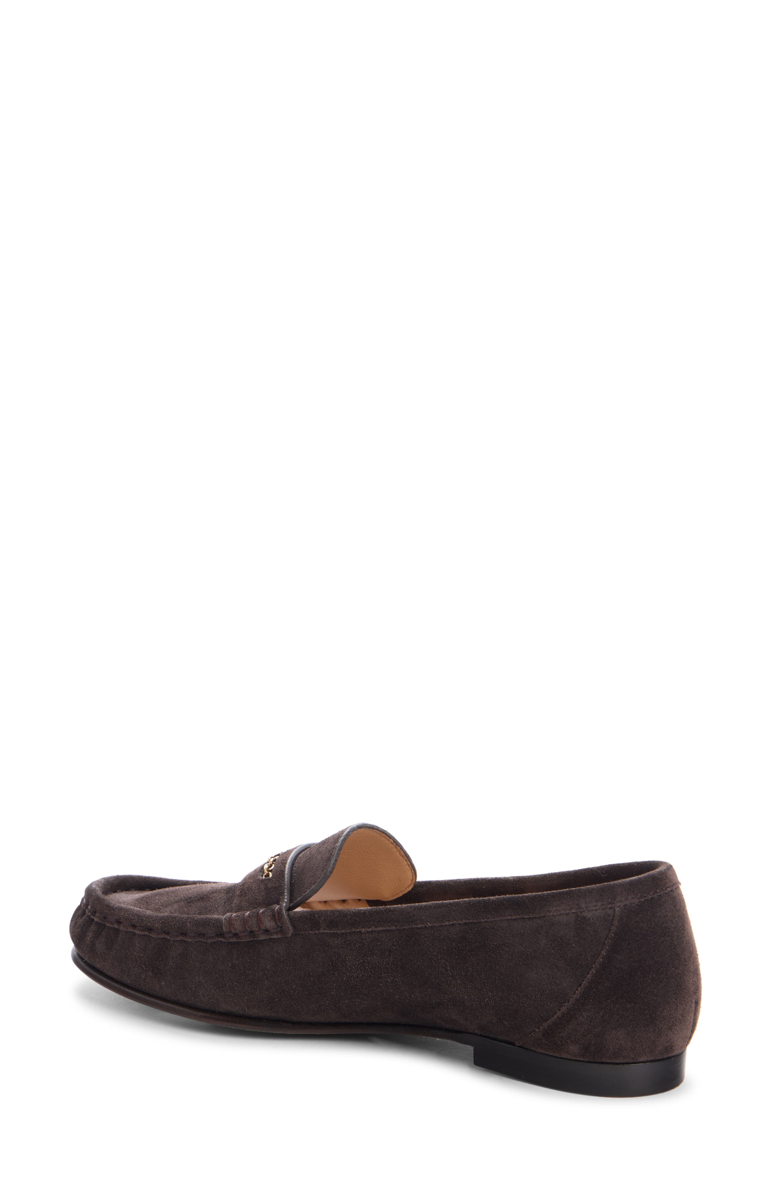 Chloé Logo Penny Loafer in Burnt Wood at Nordstrom - 2