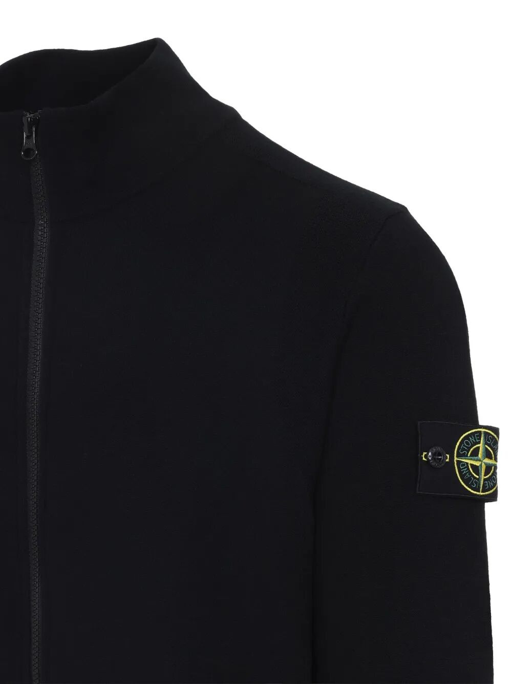 Full-Zip High-Neck Wool Cardigan - 3