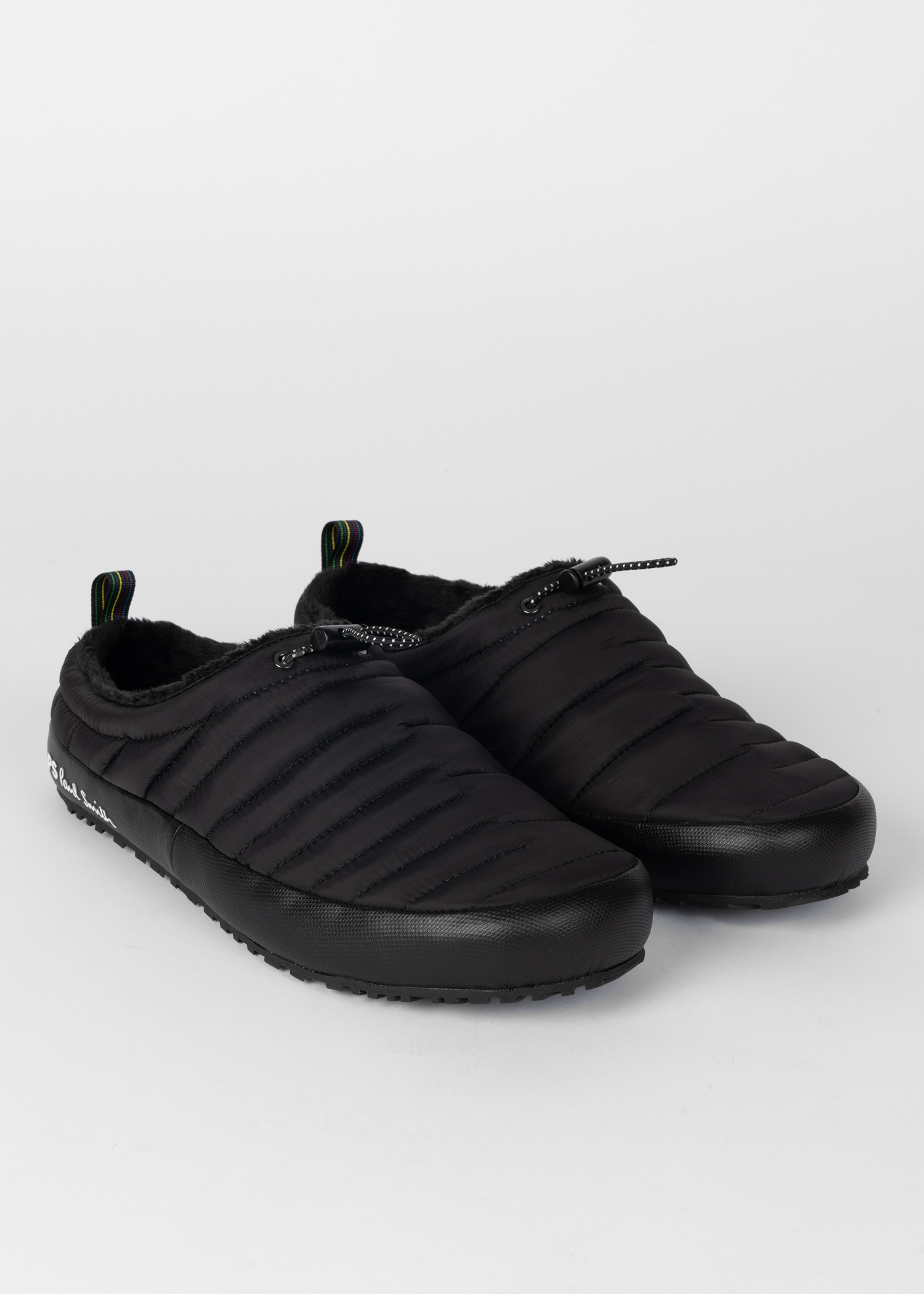 Black 'Larsen' Mule Slippers - 5