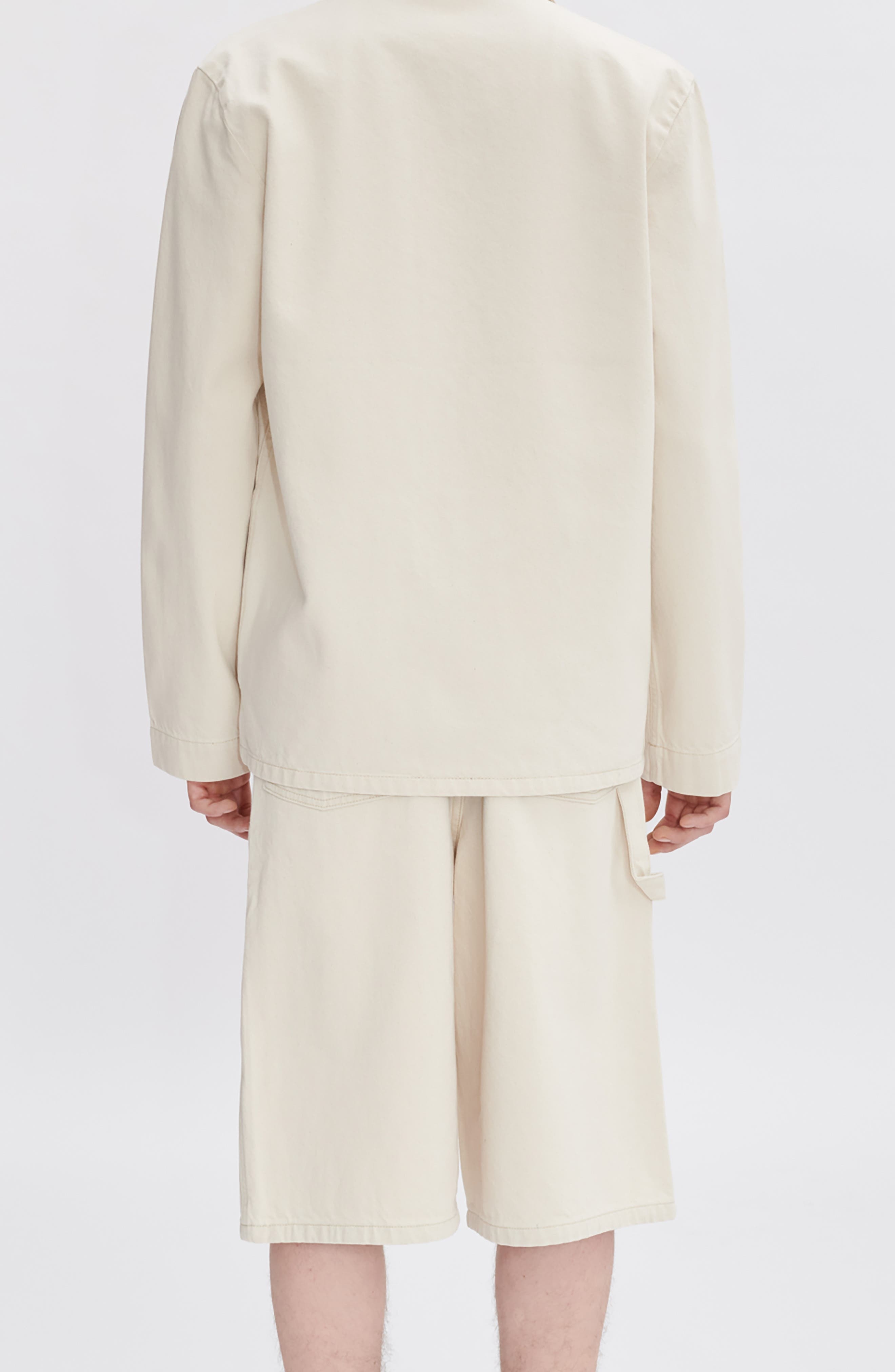 A.P.C. Westland Cotton Utility Shorts in Aad Ecru at Nordstrom - 6
